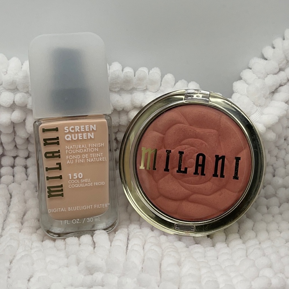 Milani Blush & Screen Queen Foundation